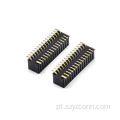 Fileira dupla SMT 30P do encabeçamento fêmea de 1.27mm